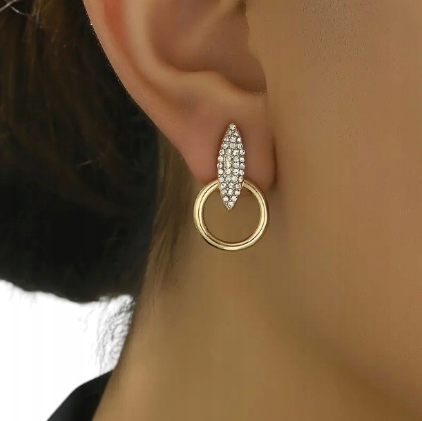 kolczyki damskie stylowe koła