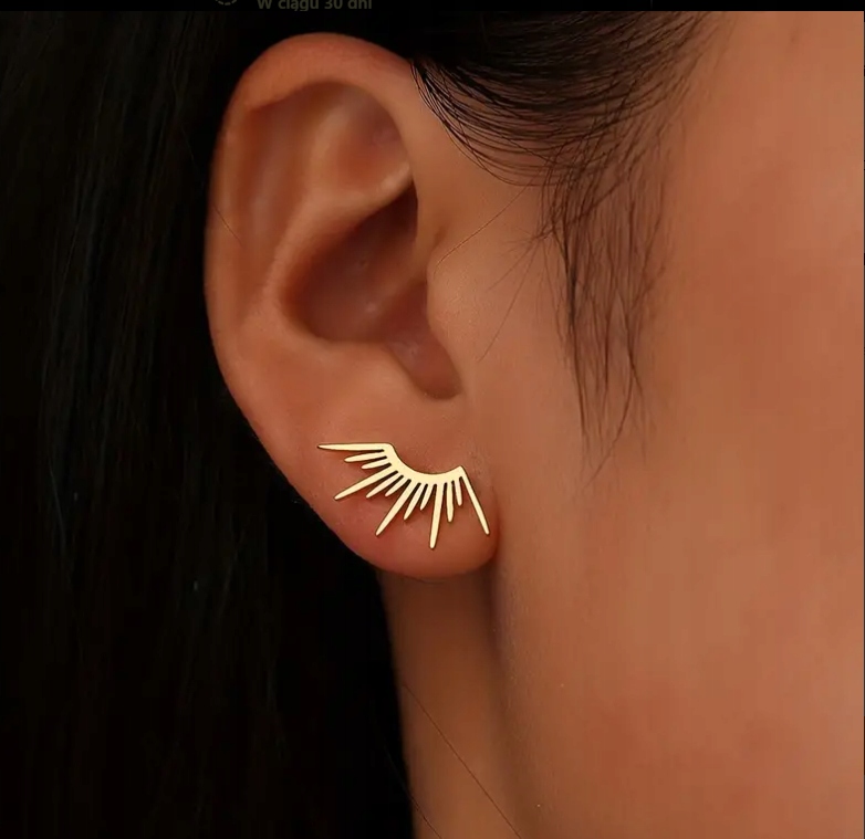 Kolczyki Promienie Słońca